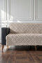 Stone Color Sofa Cover 175X215 cm Sofa Bed Cover Premium Chenille Jacquard Fabric Non-Slip, Washable**