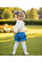 Girl's Lace Collar Ecru Sweatshirt & Checkered Shorts Skirt Two-Piece Set - 4