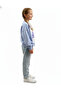 Girl's Lilac Printed Crop Sweatshirt – 100% Cotton, Comfortable and Modern Design - 2