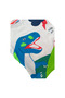 18 Months - 5 Years Boys Double Set Dinosaur Print T-Shirt Orange Shorts - 5