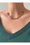 New Year's Themed Necklace with a Sledding Deer, Necklace with Gift Packaging - 5