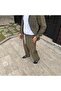 Men's Khaki Corded Fabric Velvet Fabric Shirt Pants Double Suit - 3