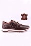 Men's Brown Genuine Leather Orthopedic Daily Lace-up Shoes Ry926p - 2