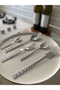 12 Pieces of Heart-Shaped Dinner Spoons for 6 People - Dinner Forks - 2