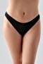 Non-Slip Waist Laser Brazilian Panties C19204 Black - 4