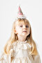 Happy Birthday Written Colorful Sequins Covered Tulle Party Crown (White)