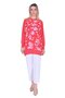 Fabric Knitwear Tunic Pomegranate Flower - 2
