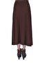Groove Knitwear Skirt Browni̇ - 3