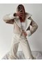 Vintage Fur Short Crop Leather Coat Suede Coat Jacket Trench Coat