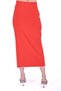 Skirt Colorful Knitwear Skirt Oranj - 3
