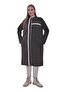 Striped Zippered Knitwear Wool Cardigan Toprak - 2