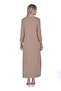 Bucket knit dress camel - 3