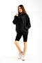 Glittery Sparkling Cotton Inside O Oversized Women's Sweatshirt - 3