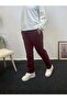 Women's Comfortable Fit Elastic Waist Fleece Sweatpants with Pockets Spr24Eak71 - 2