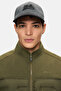 Logan Grey Baseball Cap Plaid Stamp Embroidery and Metal Buckle Standard Fit Unisex Hat