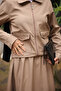 Mink Skirted Jacket Bondit Set - 4