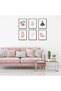 ALAYRA Fashion Wall Art Prints Minimalist Wall Decor Line Love Theme Gallery Wall Art Poster Dress High Heel Daisy Flower Perfume Elements Fashion Motto Art Decor (8"x10" UNFRAMED)20X25 CM - 5