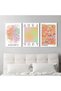 ALAYRA Aura Poster Angel Number Poster Law of Attraction Prints Gradient Wall Art Retro Prints Orange Wall Art Aura Posters Mind Body Soul Wall Art Spiritual Posters Affirmation30X40 CM - 3
