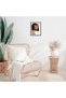 ALAYRA Sincerely, Not Abstract Wall Art Print Woman's Face with Earring Gouache Fashion Poster 11"x14" UNFRAMED Modern Minimalist Artwork for Bedroom Living Room Bathroom Home25.4X25.4 CM - 3