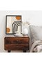 ALAYRA Abstract Boho Wall Art Prints Set of 6, Minimalist Geometric Boho Wall Art Orange Beige Palm Leaf Line Art Canvas Painting Pictures, MidCentury Modern Prints Gallery Wall20X25 CM - 5