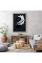 ALAYRA Black And White Rose Wall Art Modern Rose Flower Painting Canvas Print Wall Decor Rustic Floral Picture Artwork Poster for Living Room Bedroom Bathroom Farmhouse Home30X40 CM - 3