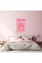 ALAYRA Lucky You Pink Kitten Canvas Wall Art Pink Lucky Kitten Anime Posters Cute and funny Kitten Prints Painting Animal Aesthetic Wall Decor for Living Room Bedroom Kindergarten30.5X40.6 CM - 2