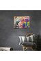 ALAYRA Banksy Canvas Wall Art Funny Elephant Pictures Wall Decor Graffiti Poster Prints Banksy Street Pop Painting Modern Artwork Home Decoration for Bathroom Bedroom Living Room40.6X30.5 CM - 3