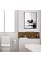 ALAYRA Funny Bathroom Cute Baby Elephant Decor Poster –Unframed ()– Bathroom Wall Decor, Black and White Bathroom Decor, Cute Baby Elephant Pictures Funny Bathroom Modern Cute40.6X30.5 CM - 4
