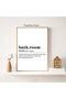 ALAYRA Definition Wall Art Canvas Pictures for Bathroom Wall Decor - Funny Painting Poster Black and White Quotes Frameless Prints61X40.6 CM - 3