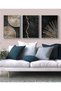 ALAYRA Modern Geometric Line Picture, Abstract Picture Set, Living Room, Bedroom, Poster Wallpaper Art Decoration, Frameless (Wall Picture-10. x 3)20X30 CM - 3