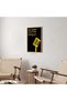 ALAYRA Microphone Poster Fork Microphone Wall Art Music Picture Motivational Microphone Poster Gold Microphone Painting Print Get More Than You Were Print Living Room Bedroom Wall61X40.6 CM - 4