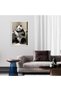 ALAYRA Funny Panda Bathroom Canvas Wall Art Cute Panda In Toilet Posters Black and White Animal Prints Painting Maximalist Mid Century Modern Aesthetic Wall Decor for Unframed30.5X40.6 CM - 2