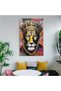 ALAYRA Black Afro African Wall Art King and Queen Poster Crown Canvas Painting Modern POP Artwork Prints Pictures for Bedroom Decor (11-lion,-Unframe)61X40.6 CM - 5