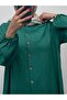 Linen Look Half Button Suit - 2