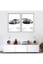ALAYRA Car Poster Canvas Wall Art 911 GT Turbo Posters For Men Bedroom Aesthetics Decor (, Unframed 05)30X45 CM - 4