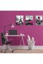 ALAYRA sunfrower Hot Pink Paris Canvas Wall Art Prints Bathroom Bedroom Decor Eiffel Tower Cityscape Posters for Girls Room Decorations Lover Tele Booth Bus Car Street Painting30X40 CM - 3