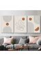ALAYRA Modern Geometric Line Picture, Abstract Picture Set, Living Room, Bedroom, Poster Wallpaper Art Decoration, Frameless (Wall Picture-6. x 3)30X40 CM - 5