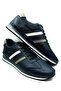 Men's 100% Genuine Leather Large Size Sports Shoes - 4