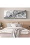ALAYRA Silver Marble Background Islamic Arabic Calligraphy Pictures Decoration, Allah Quotes Islamic Poster Canvas Painting, No Frame ()120X40 CM - 5