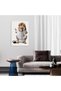 ALAYRA Funny Lion Bathroom Canvas Wall Art Cute Lion In Toilet Posters Black and White Animal Prints Painting Maximalist Mid Century Modern Aesthetic Wall Decor for Unframed30.5X40.6 CM - 3