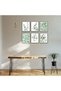 ALAYRA Botanical Boho Bathroom Decor Wall Art Prints Inspirational Tropical Leaves Wall Decor Sage Green Leaf Wall Art Pictures Motivational Posters Room Decor (11"x14" UNFRAMED)30X40 CM - 5