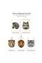 ALAYRA Wild Animal Wall Art Prints Poster Animal Wall Decor Set of 6 Wildlife Animal Wall Pictures for Living Room Home Office Decor 8"x10" UNFRAMED - Deer, Wolf, Snow Leopard,20X25 CM - 2