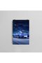 ALAYRA Poster Skyline GTR R34 Blue Poster Canvas Wall HD Print Art Living Room Decor Art Paintings for Bathroom 16"X24" No Frame61X40.6 CM - 2