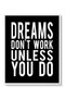 ALAYRA Motivational Quotes Wall Decor Posters Inspirational Wall Art Prints (UNFRAMED ) Classroom Decorations - Office, Bedroom, Dorm, Cubicle, Gym (Goals, Grit - Black Background)20X25 CM - 3