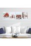 ALAYRA Highland Cow Decor Posters, Farmhouse Bathroom Decor, Farmhouse Wall Art, Highland Cow Wall Art - Unframed Set of 4 ()20X25 CM - 2