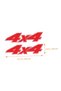 ALAYRA 8 Pcs 4x4 Stickers 4x4 Truck Decals Bumper Sticker Laptop Sticker Car Ornament Sticker for - 3