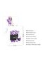 ALAYRA Glam Purple Fashion Wall Art Prints Girl Room Decor Makeup Posters Bedroom Art Makeup Room Artwork Set of 6 High Heels Perfume Flower Art Posters (Fashion Theme A, 6x20X25 CM - 2