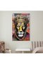 ALAYRA Black Afro African Wall Art King and Queen Poster Crown Canvas Painting Modern POP Artwork Prints Pictures for Bedroom Decor (11-lion,-Unframe)61X40.6 CM - 3