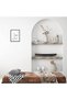 ALAYRA Sincerely, Not Abstract One Line Male Face Wall Decor Art Print Poster UNFRAMED Modern Minimalist Fashion Artwork for Women's and Men's Bedroom Living Room Bathroom or Home25.4X20.3 CM - 2