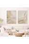 Signtouch Gold Arabic Calligraphy Fluid Islamic Wall Art Gold Frame 40x60 cm - 4